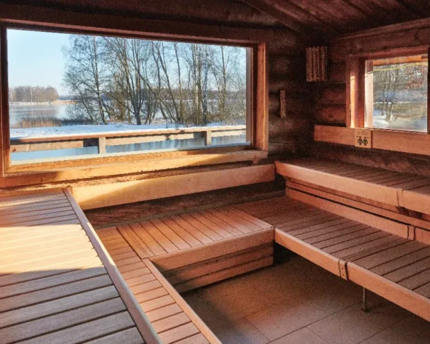 Thermen Bussloo sauna Panorama winter 250